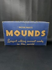 Vintage 1940s Peter Paul's Mounds Candy Display Box picture