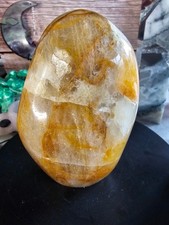 Large Golden Healer Quartz Freeform 1.8 LB 5.5” Polished Crystal picture