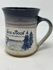 Vintage Sea Rock Inn Hull Pottery Mug - See Pics - Blue Earthenware Rare picture