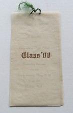 Vintage 1908 Commencement Invitation Program Edwardsburg High School Michigan picture