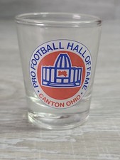 Shot Glass NFL PRO FOOTBALL🏈HALL OF FAME Canton, Ohio Collectible Souvenir picture
