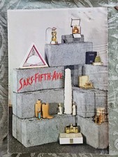 1950s Saks Fifth Avenue STORE DISPLAY Perfumes JOY LANVIN RARE picture