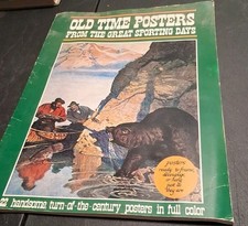 VINT  1982 OLD TIME POSTERS FROM THE GREAT SPORTING DAYS 22 TURN OF THE CENTURY picture