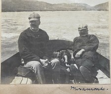 Miramonte Hills & Men in a Boat Early 1900s California 3 Antique Vintage Photos picture