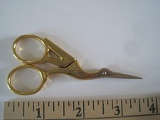 ITALY Stork Embroidery Scissors picture