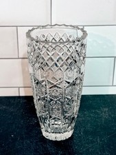 Vintage Queen’s Lace Hand Cut Crystal Vase, 6
