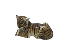 Augarten Wien Austria Porcelain Tiger Figurine Hand Painted picture
