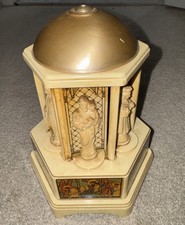 VTG Swiss Harmony Roundelay Music Box Religious Catholic Lipstick Vanity (read) picture