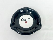 Lorrie Veasey Our Name is Mud Heart Quit Heart Ashtray picture