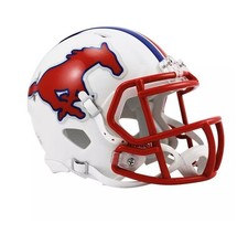 Southern Methodist SMU Mustangs NCAA Riddell Mini Helmet New in Box picture