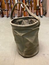 ORIGINAL WWII US ARMY M1942 COLLAPSIBLE WATER BUCKET-OD#3, PERSONAL GI picture