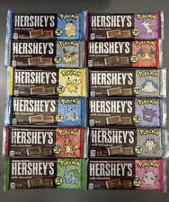 Hershey's Chocolate Bars Pokémon Edition — ALL 12 COMPLETE SET UNBROKEN picture