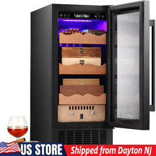 Electric Cigar Humidor 15 In,with Spanish Cedar Wood helves from Dayton NJ picture