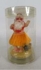 Vintage Hawaiian Dashboard Hula Santa Doll - New Old Stock 2006 picture