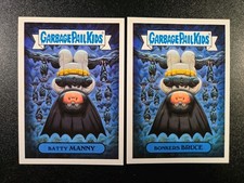 Batman 1989 Tim Burton Michael Keaton 2018 Garbage Pail Kids 2 Card Dark Knight picture