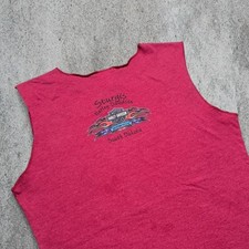 Harley-Davidson Sturgis Tank Top Medium Red South Dakota Motorcycle picture