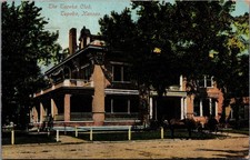 Vintage 1909 Topeka Club Kansas Postcard S. H. Kress & Co. German Print picture