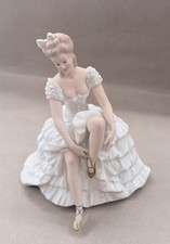 Vintage Schaubach Kunst Wallendorf Porcelain Ballerina Figurine Germany picture