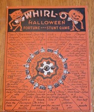 Vintage Whirl-O Halloween Fortune and Stunt Game by Sandra Pearl picture