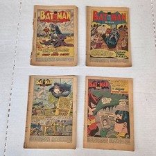 Vintage Batman Comic Lot 74 75 99 249 Golden Bronze Age DC Comics COVERLESS picture