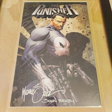 [2x SIGNED] The Punisher 11x17 Signed By Mike Zeck And John Beatty w/COA  picture