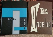 2 Vintage East High School Yearbooks 1955 - 1956 Deborah Glass Denver Colorado  picture