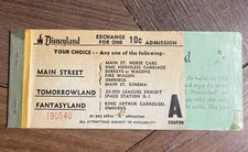 Vintage 1957-1958 Disneyland Junior A Coupon (2) Admission Ticket Book Disney picture