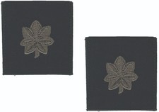 Lt Colonel Rank Patch Set of 2 Hook Back Tactical 2