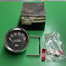 VINTAGE ORIGINAL SUN 5 K RPM TACHOMETER ST 505 GASSER HOT ROD W/box Never Used picture