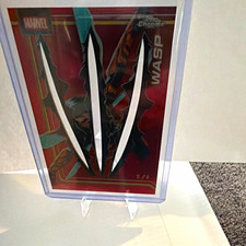 2026 Topps Chrome Marvel Wasp #194 Red Clawed Chrome Refractor 2/5 SSP picture