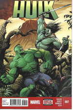 HULK #7 GARY FRANK COVER A MARVEL COMICS 2014 BAGGED AND BOARDED picture
