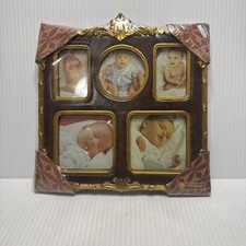 Vintage Mid Century Gold Ornate Molded Plastic Frame New (sealed) picture