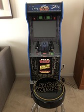Arcade1up Star Wars Arcade Atari Edition with Light Up Marquee and Stool picture