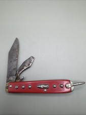 Antique Lone Ranger Red Silver Bullet Advertising Childs Pocket Knife picture