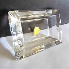 Mid Century Modern Classic Clear Tiffin Glass Ashtray 5x3.5