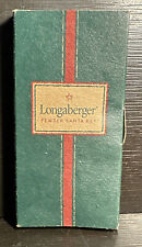 Longaberger 2001 4” Pewter Decorative Santa Key Christmas Ornament New Old Stock picture