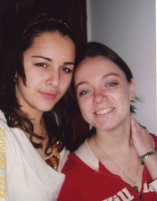 Pretty young women attractive color ORIGINIAL vtg photo picture