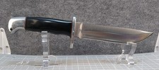 Vintage Buck 124, Two Line Tang Stamp (1967 -72) With Sheath  picture