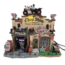 🚨 Lemax Spooky Town The Chop Shop Garage & Salvage Co 2012 RARE 25323 Retired picture