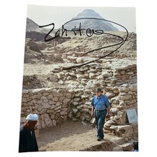 Zahi Hawass AUTOGRAPH SIGNED 8.5x11 Photo Egypt King Tut Archeologist W/ PROOF picture