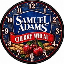 Samuel Adams Cherry Wheat 9” Wall Clock picture