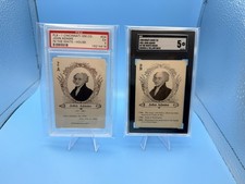 1905 Cincinnati Games Presidents John Adams Lot 2A and 2B 1776 Revolution picture