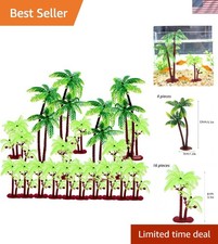 Outdoor-Ready 20 Pcs Mini Palm Trees - Ideal for Garden Parties & Events picture