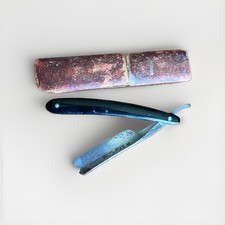 Antique J.R Torrey Straight Razor barbers notch  Vintage razor  picture