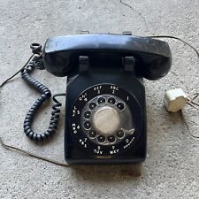 Vintage ITT Rotary Dial Desk Phone Handset Black USA Made NOT TESTED picture