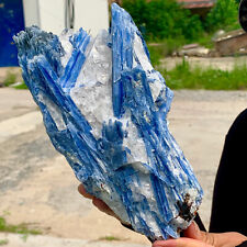 5.01LB Rare Natural beautiful Blue KYANITE with Quartz Crystal Specimen Rough picture