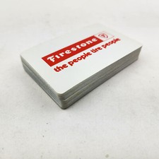 Vintage Playing Cards Firestone the Tire People Complete Deck with Jokers picture