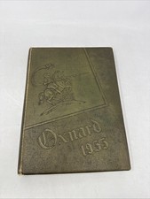 Vintage 1955 OXNARD High School Yearbook Cardinal & Gold-The Final Unified Year picture