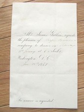   COLONEL ALEXANDER BOWMAN US TREASURY BUILDING  ARCHITECT 1857 ITEM picture