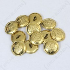 WW2 Russian Red Army Buttons by Schusters - Reproduction - Golden Finish picture